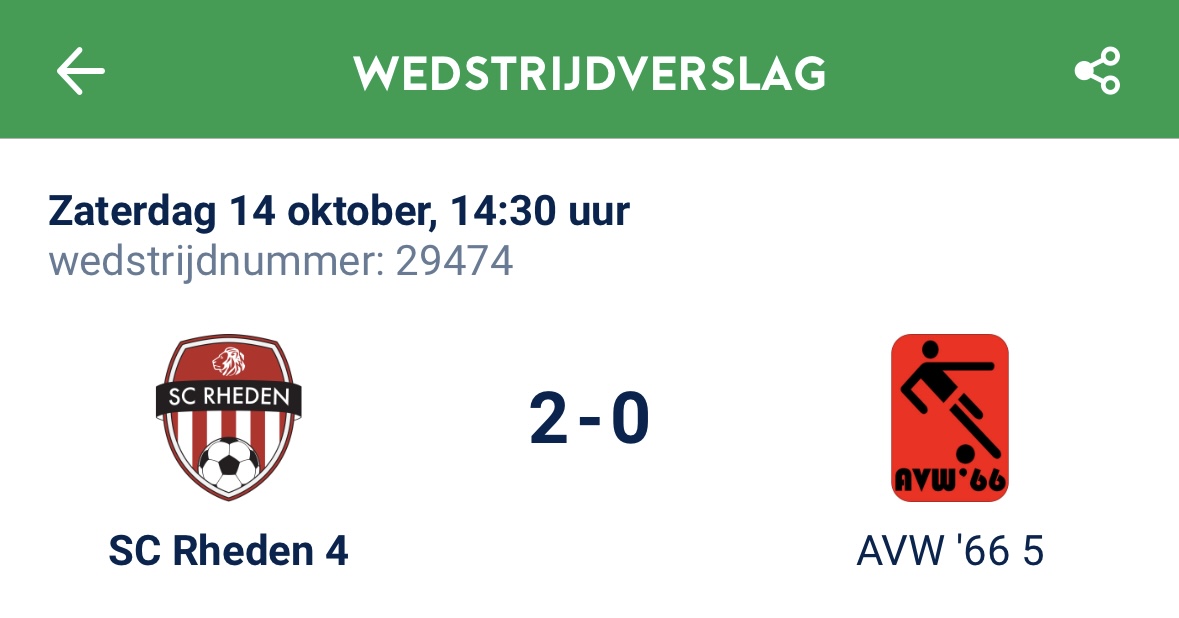 Een natte en slome zaterdag middag op Sportpark IJsselzicht