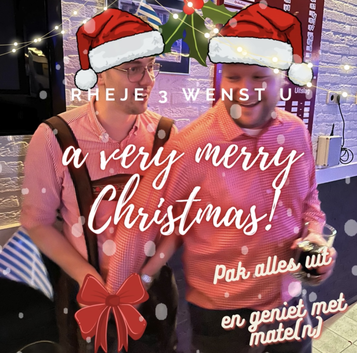 “Fijne feestdagen!”